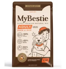 MyBestie Adult Dog (Утка, рис), 2 кг
