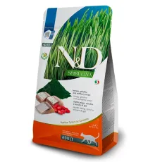 Farmina N&D Spirulina Adult Cat (Сельдь,спирулина, ягоды годжи), 1,5 кг
