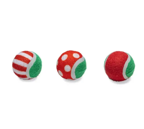 Beeztees Игрушка для кошек Шарики рождественские, 3 шт/уп