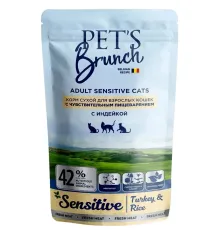 Pet's Brunch Adult Sensitive Cats (Индейка и рис), 400 г