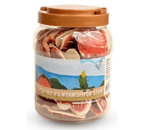 Nord Farm Сердечки из мраморной утки, 700 г
