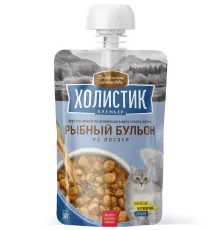 Деревенские лакомства Холистик Рыбный бульон из лосося, 90 г