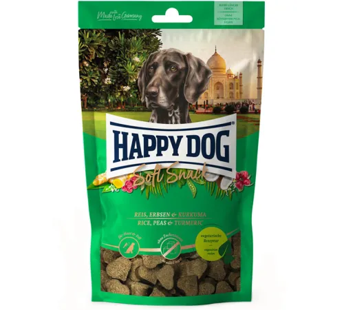 Happy Dog Soft Snack India (Рис, горошек,куркума), 100 г