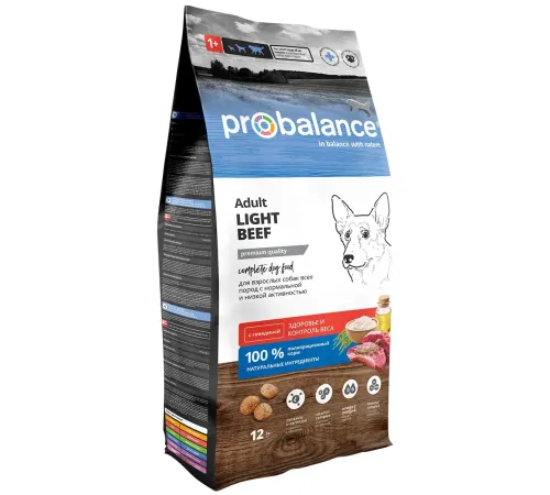 ProBalance Dog Adult Light (Говядина), 12 кг
