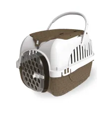 Bama pet Переноска Kennel Tour Maxi до 12 кг, коричневая