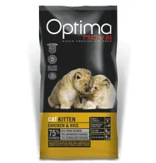 Optimanova Kitten (Курица и рис), 8 кг