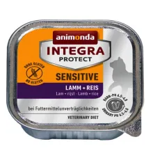 Animonda Integra Protect Sensitive Cat (Ягненок, рис), 100 г