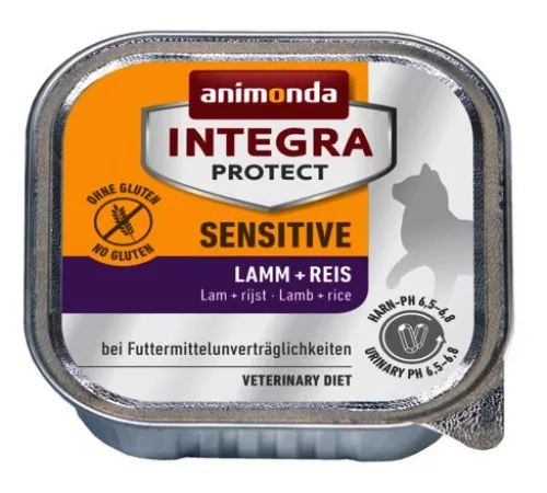 Animonda Integra Protect Sensitive Cat (Ягненок, рис), 100 г