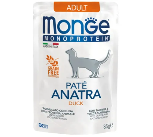 Monge Cat Mono Paté (Утка) 85 г