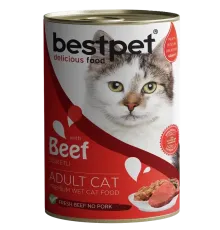 Bestpet Adult Cat (Говядина в соусе), 400 г