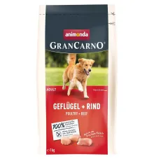 Animonda GranCarno Adult (Птица и говядина), 1 кг срок до 10.06.2026 г