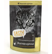 Пресервы Tasty с курицей в желе, 85 г х 28 шт (уп)