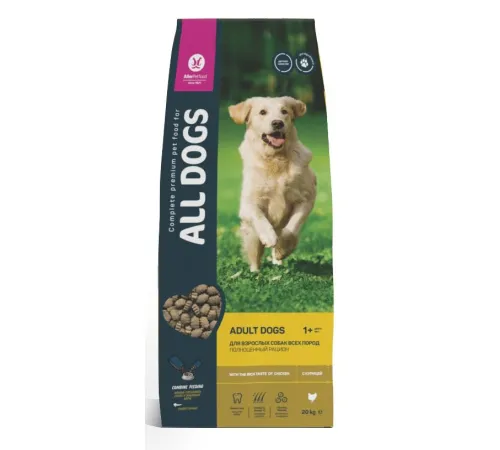 All Dogs для взрослых собак всех пород (Курица), 20 кг