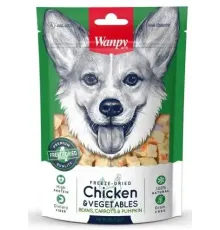Wanpy Dog Сублимированное лакомство Курица и овощи, 40 г