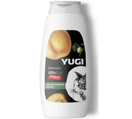 YUGI Шампунь для кошек Абрикосовый джем, 250 мл