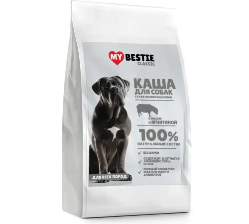 MyBestie Classic Каша для собак (Рис с ягненком), 5 кг