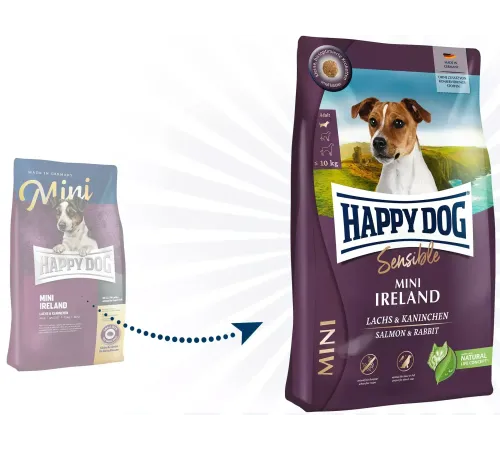 Happy Dog Sensible Mini Ireland (Лосось, кролик), 4 кг