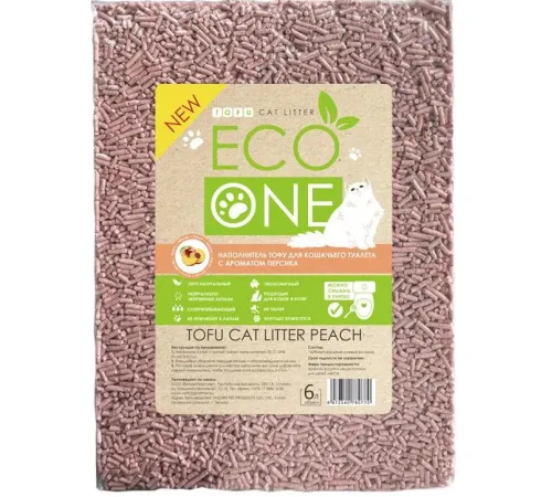 Eco One Тофу Персик, 6 л
