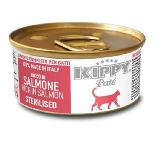Kippy Pate Sterilized Cat Паштет с лососем, 85 г