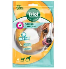Triol Пончик жевательный DENTAL с мясом утки, 10см, 65-75г (уп.1шт.)