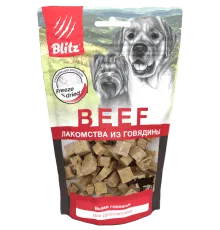 BLITZ Лакомство для собак Вымя говяжье, 60 г