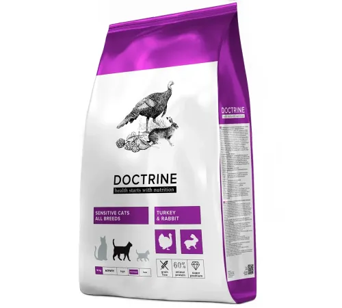 Doctrine Sensitive Cat (Индейка, кролик), 10 кг