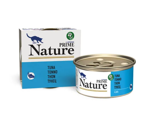 Prime Nature Консервы (Тунец в желе) для кошек, 85 г