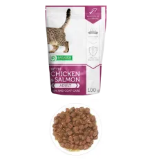NP Cat With Chicken & Salmon Skin and Coat Care 100 г