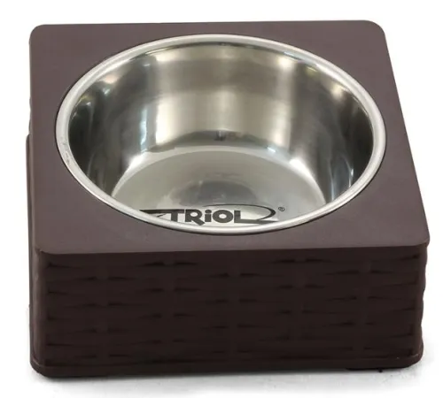 Triol BL26 Миска металлическая с плетением 