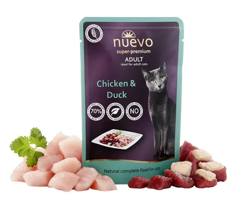 Nuevo Adult Chicken & Duck cat 85 гр