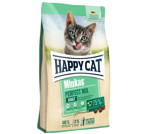 Happy Cat Minkas Perfect Mix (Птица, ягненок, рыба), 1,5 кг (УЦЕНКА)