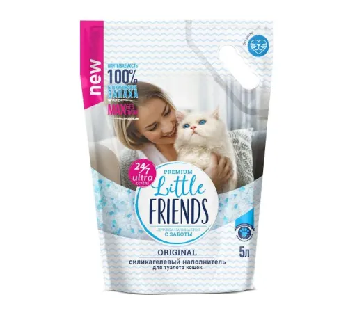 Little Friends Original Cиликагелевый наполнитель 5 л