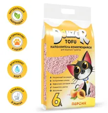 Doyzer Наполнитель TOFU (Персик), 6 л (2,5 кг)