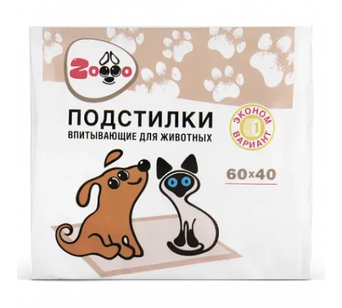 MODUM Подстилка для животных Zoooo Normal, 60х60/100шт