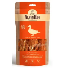 AlpenHof Жевательные палочки с уткой для средних и крупных собак 80 г