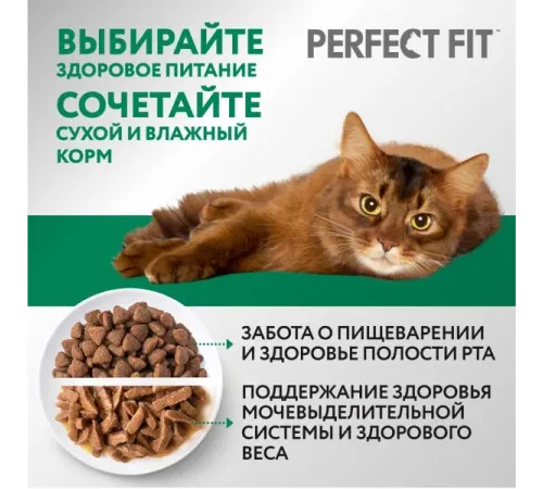 Perfect Fit для стерилизованных котов и кошек (Кролик в соусе), 75 г