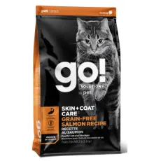 GO! Skin+Coat GF for Cats (Лосось) 1,36 кг