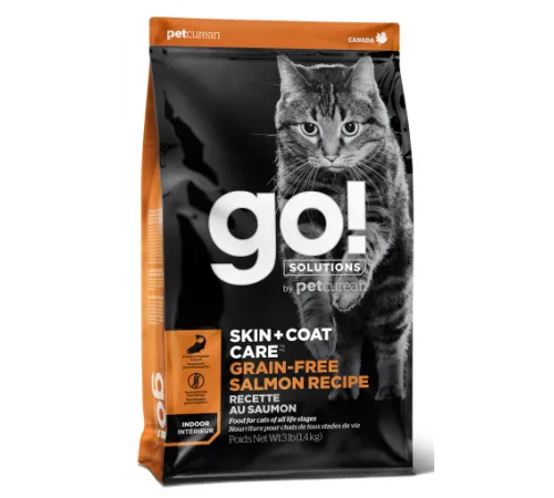 GO! Skin+Coat GF for Cats (Лосось) 1,36 кг