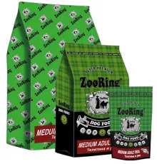 ZooRing Adult Medium Dog (Телятина, рис), 2 кг