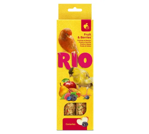 RIO Sticks Для канареек (Фрукты, ягоды), 40 г х 2 шт