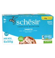 Schesir C&B Adult Cat Box (Тунец в желе), 50 г х 6 шт
