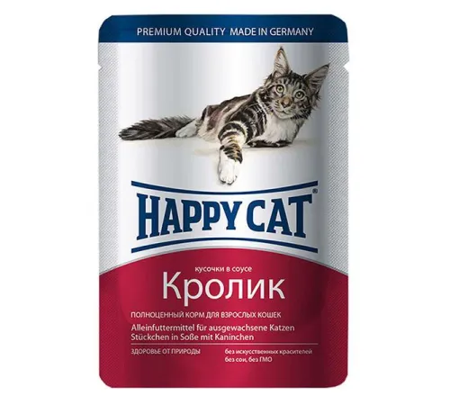 Happy Cat Пауч Кролик 100 г