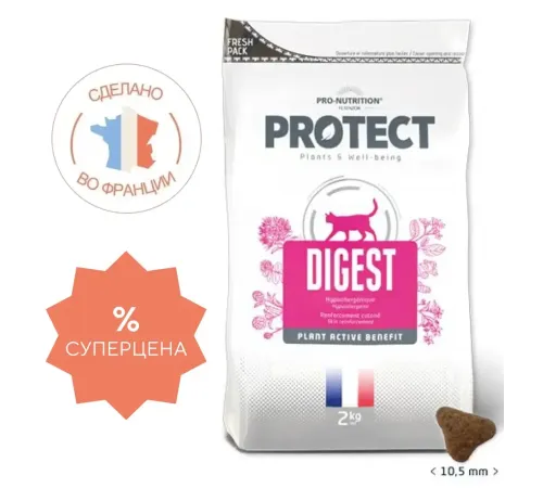 Flatazor Protect Digest Cat, 2 кг