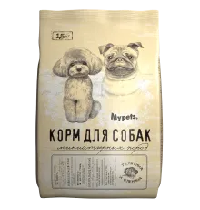 Mypets для собак миниатюрных пород (Телятина, оленина), 1,5 кг
