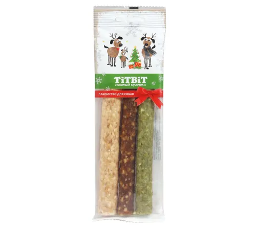 ТИТБИТ Палочки жевательные (Новогодняя коллекция) 60 г, M