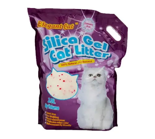 Наполнитель Elegant Cat (клубника) 10 л