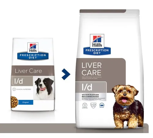 Hill's Prescription Diet l/d Liver Care для собак, 1,5 кг
