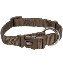 Trixie Ошейник Premium Collar, ореховый, S-М