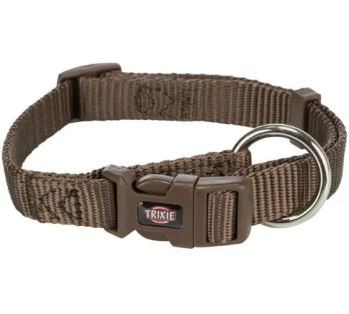 Trixie Ошейник Premium Collar, ореховый, S-М