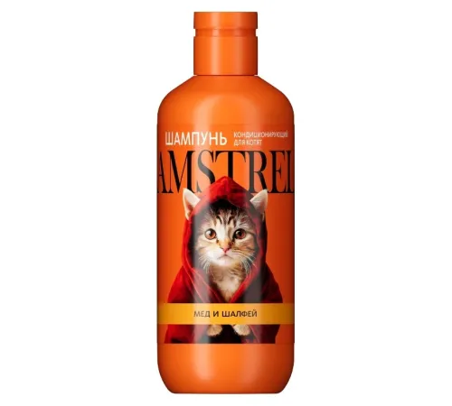 Amstrel Шампунь кондиционирующий для котят (мед/шалфей), 300 мл